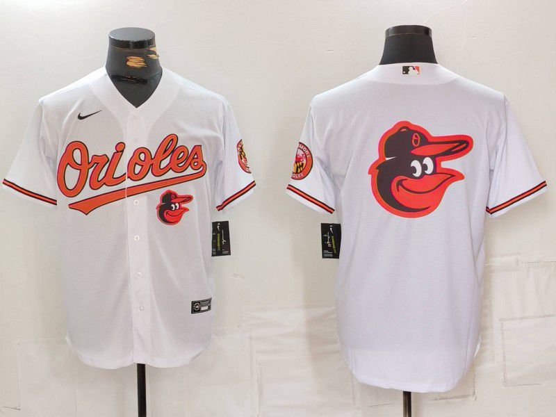 Men Baltimore Orioles Blank White Game 2024 Nike MLB Jersey style 6->baltimore orioles->MLB Jersey